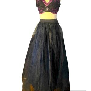 Gunne Sac by Jessica Mc Clintok  Tulle Black Skirt SZ 11